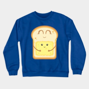 Breakfast butter toast Crewneck Sweatshirt